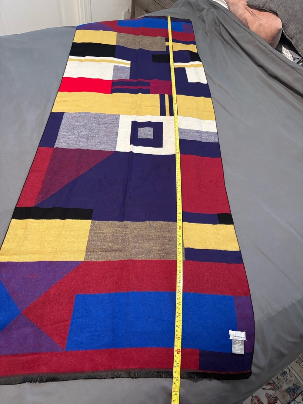 Harvé Benard Colorblock Scarf - Picture 6 of 9
